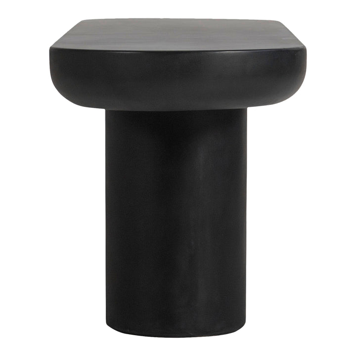Modern Concrete Garden Sculpture Bench