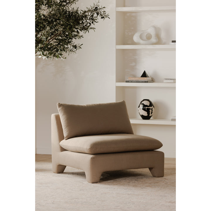 Retro-Chic Lounge Seater with Plush Padding
