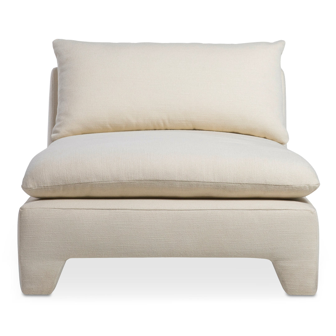 Retro-Chic Lounger with Padded Legs