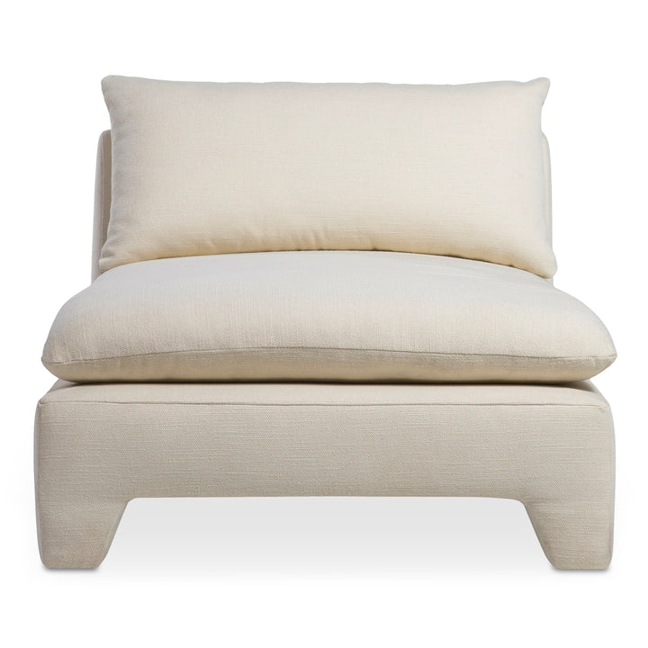 Retro-Chic Lounger with Padded Legs