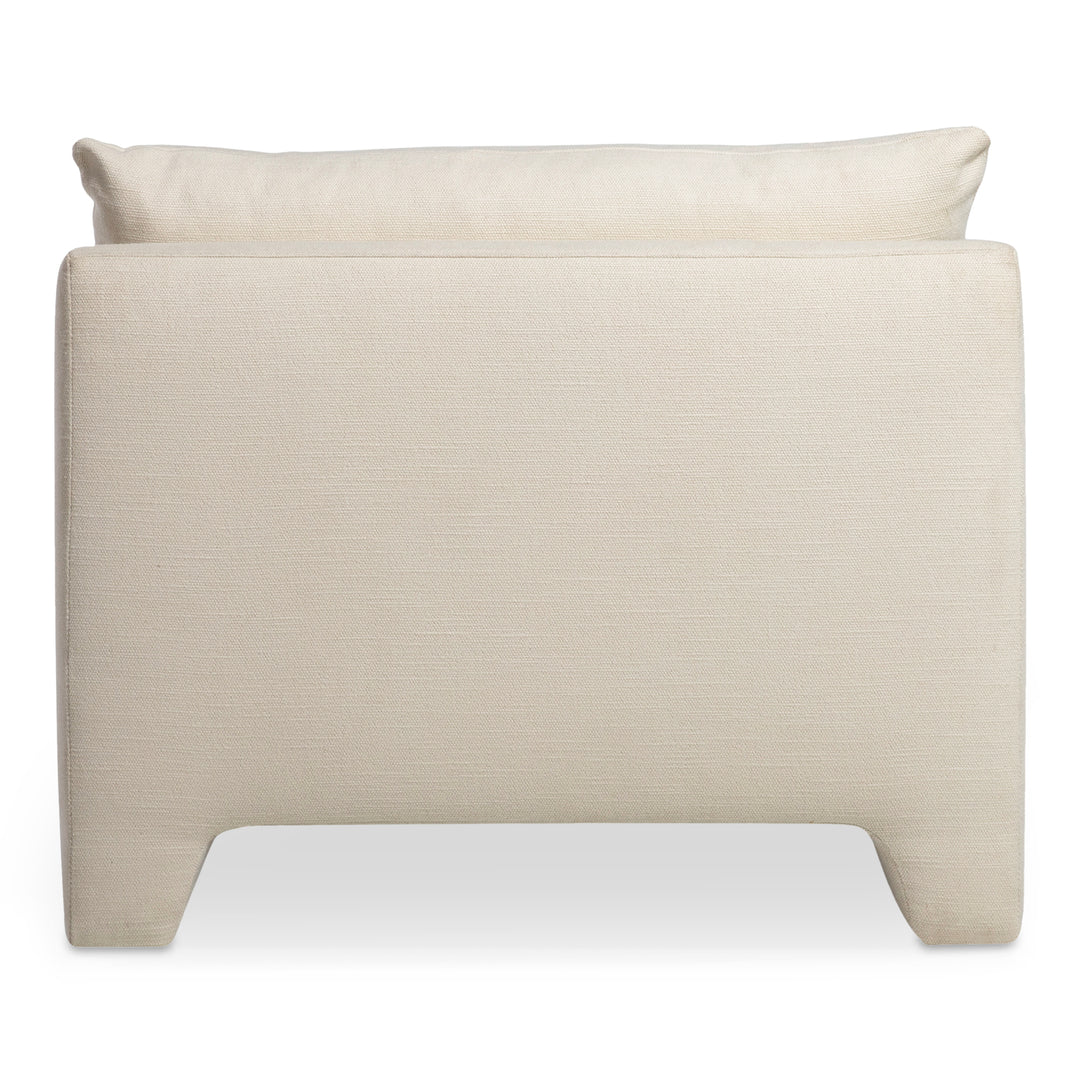 Retro-Chic Lounger with Padded Legs