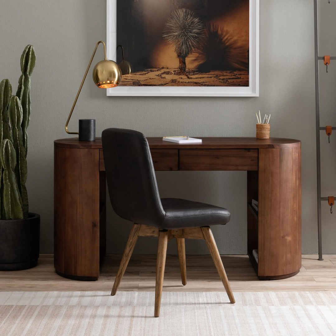 Penny Desk - Caramel Brown