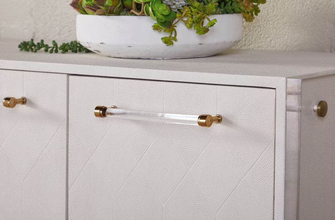 Sonia Shagreen Media Sideboard