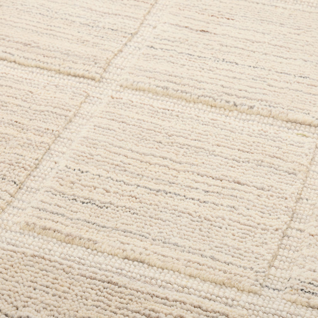 Lumini Grid Performance Wool Rug 5x8