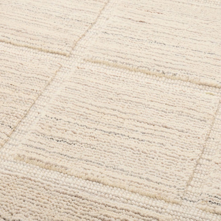 Lumini Grid Performance Wool Rug 5x8