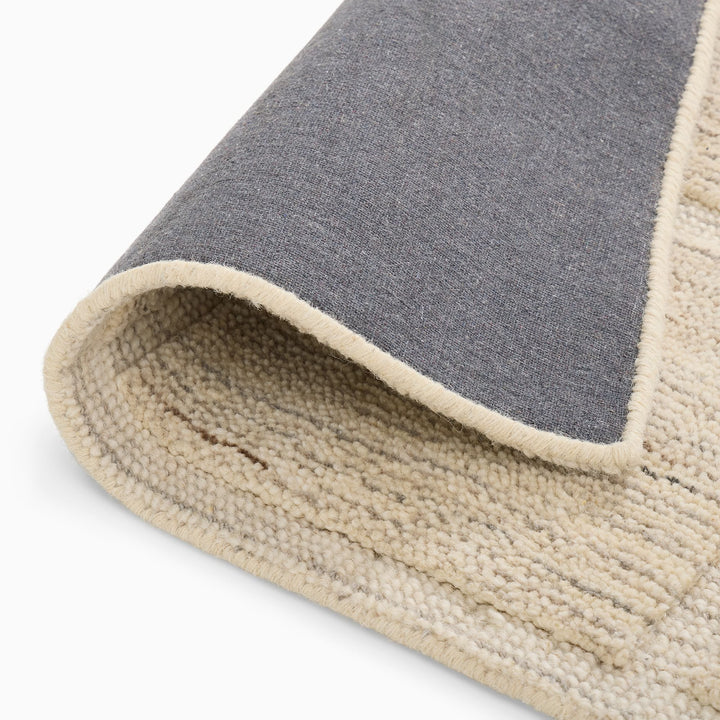 Lumini Grid Performance Wool Rug 5x8