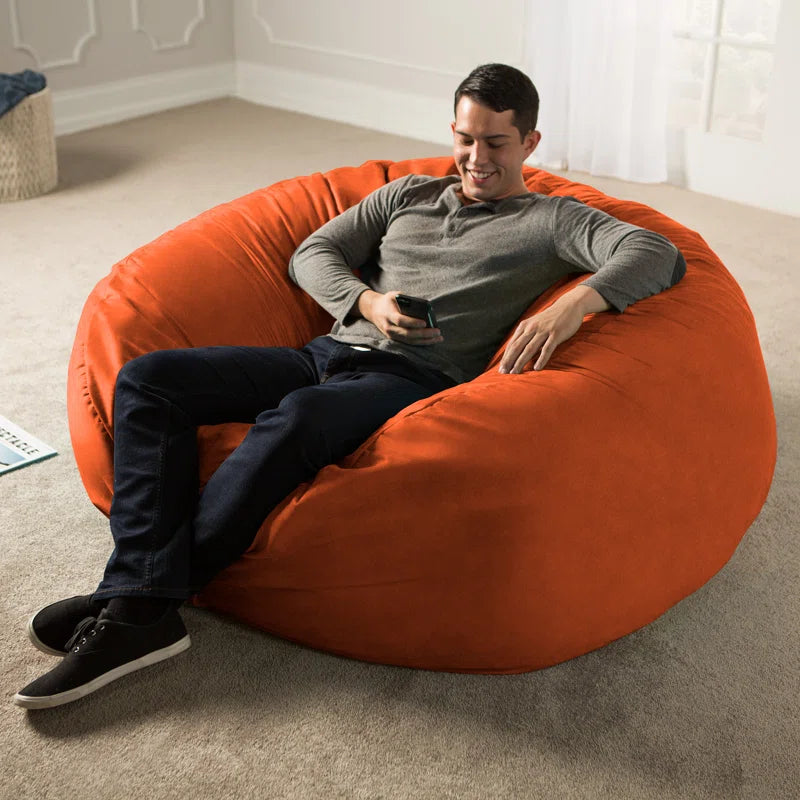 Metro Sac Microsuede Large Bean Bag Chair