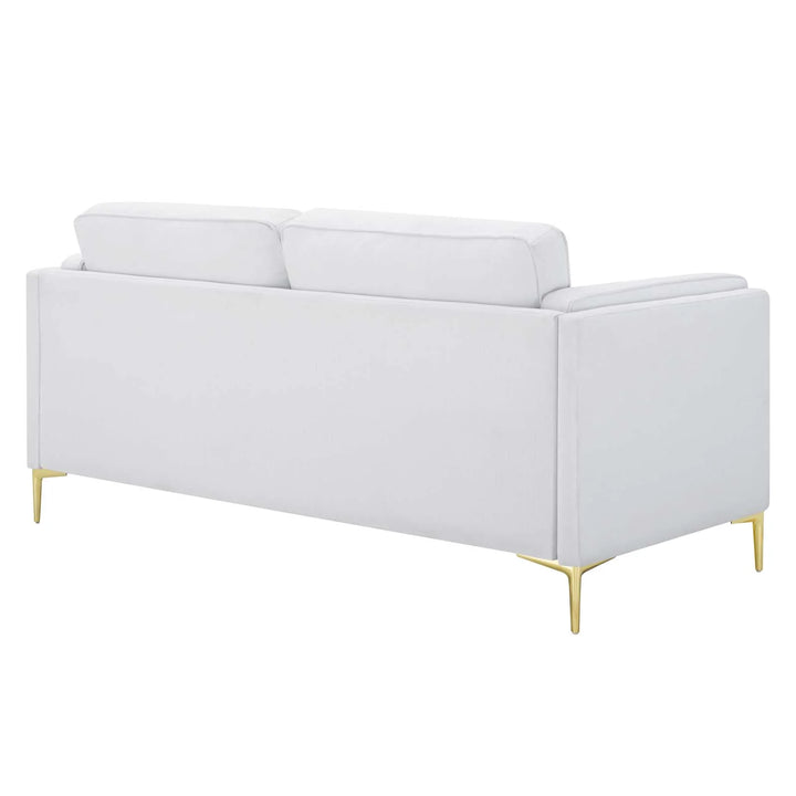 Aiyla Fabric Sofa - White