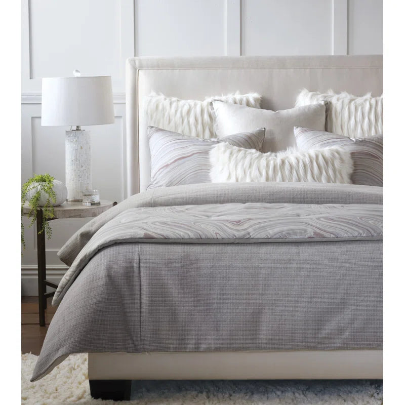 Halo Jadis Snow Square Pillow Cover and Insert-27"x27"