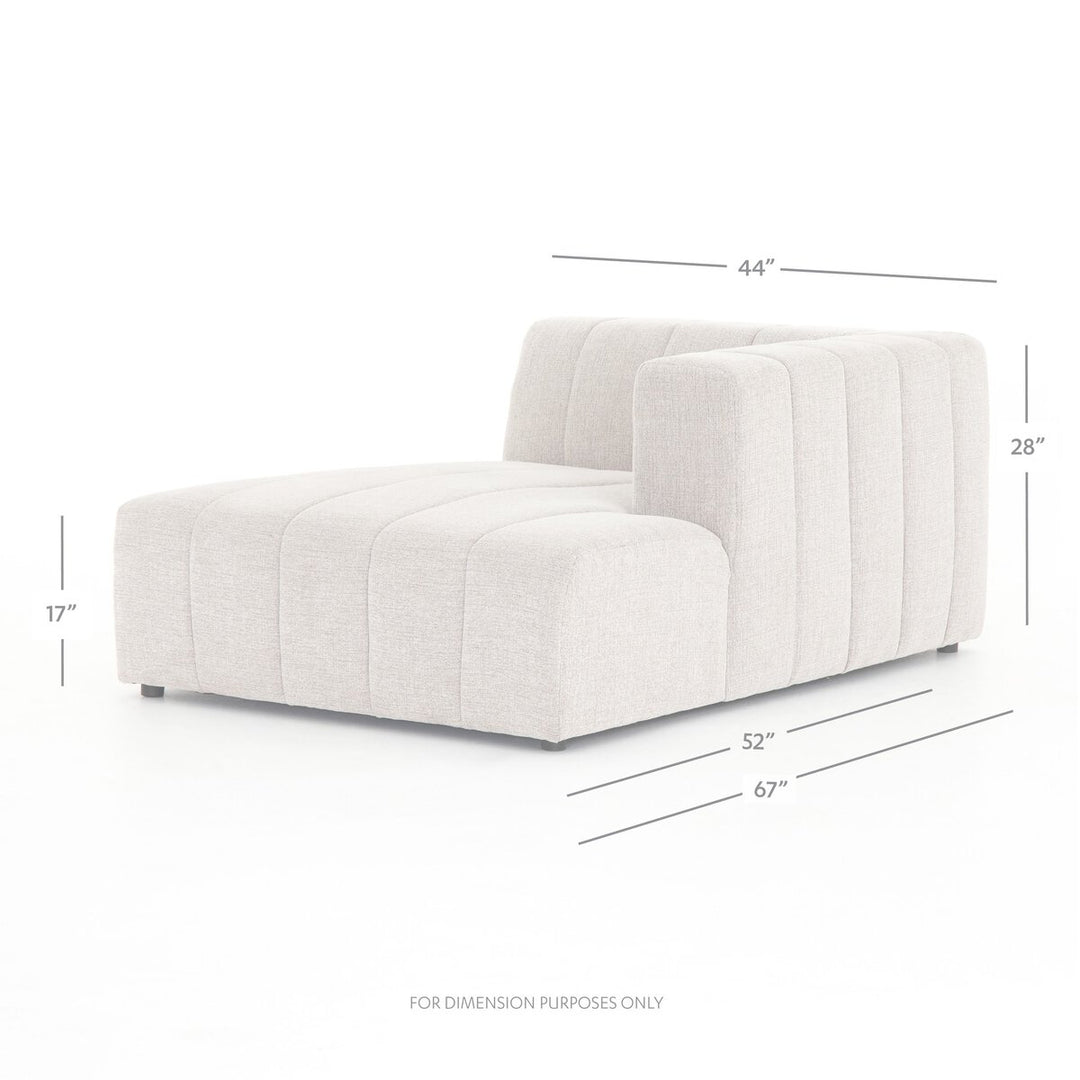 Napa Component Sectional- Right Chaise