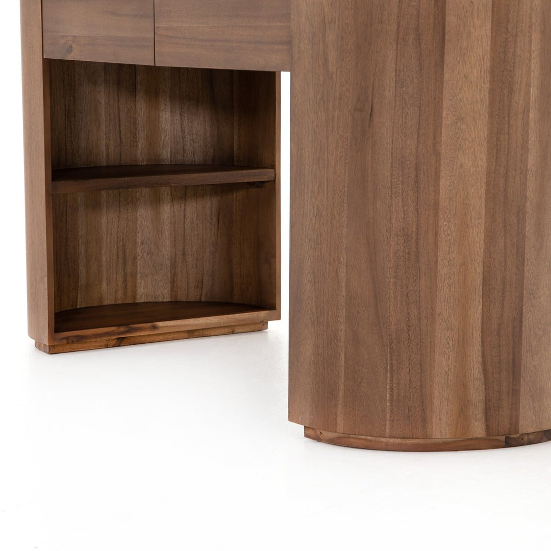 Penny Desk - Caramel Brown