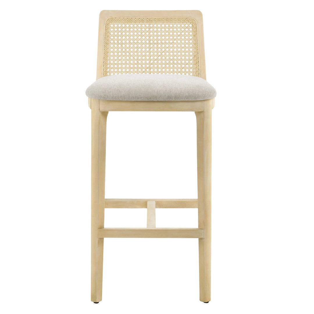 Cana Antique White Bar Stool