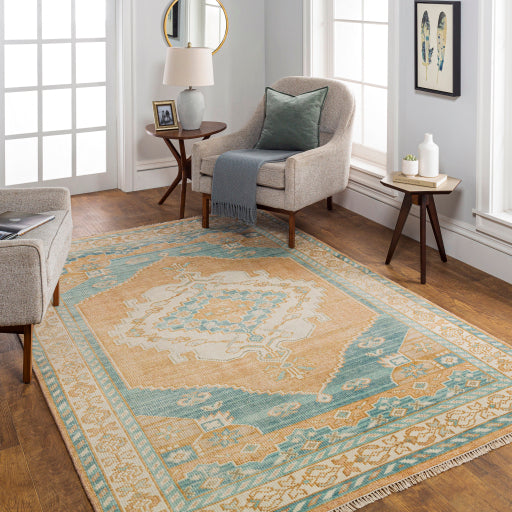 Anadolu Artisanal Azure Handwoven Rug