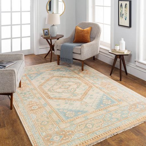 Anadolu Artisanal Azure Handwoven Rug