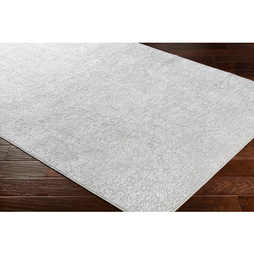 Aisha Alabaster Machine Woven Runner Rug