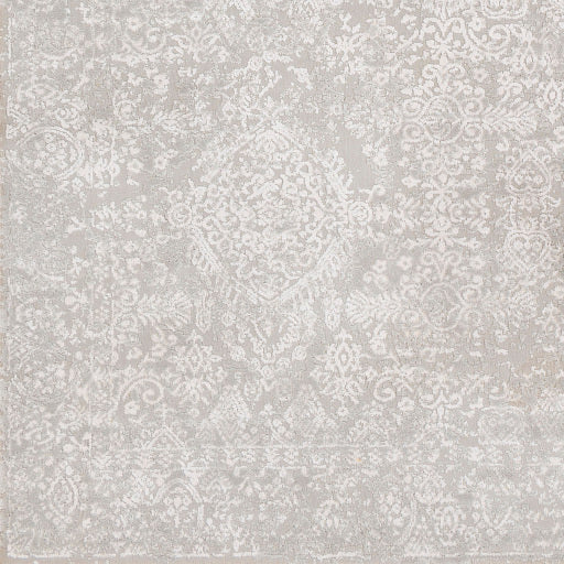 Aisha Alabaster Machine Woven Runner Rug