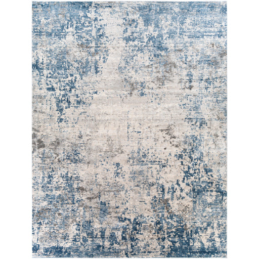 Alpine Artistry Abstract Machine Woven Rug