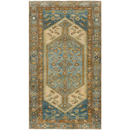 Antique One of a Kind Artisanal Accent Rug