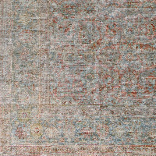 Singular Artisan Azure-Kaleidoscope Handwoven Carpet