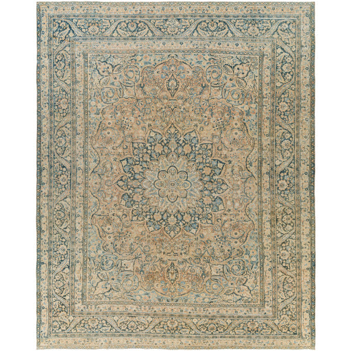 Antique One of a Kind Artisanal Aubusson Area Rug