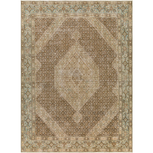 Antique One-of-a-Kind Artisanal Aubusson Area Rug