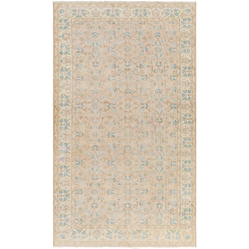 Antique One-of-a-Kind Artisan Accent Area Rug