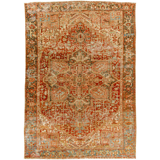 Antique One of a Kind Artisanal Accent Rug