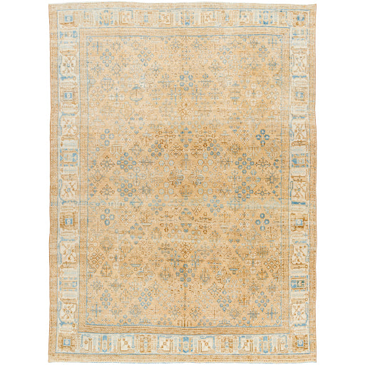 Antique One-of-a-Kind Artistic Accent Area Rug