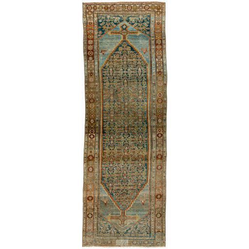 Antique One-of-a-Kind Artisanal Aubusson Accent Rug