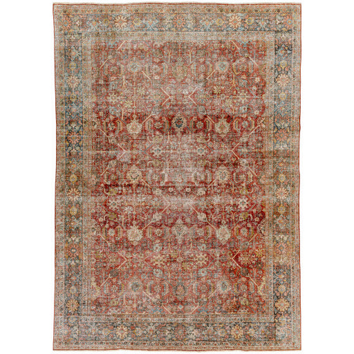 Antique One of a Kind Artisanal Aubusson Area Rug