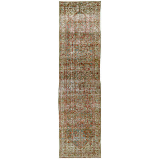 Antique One-of-a-Kind Artisanal Aubusson Aisle Runner