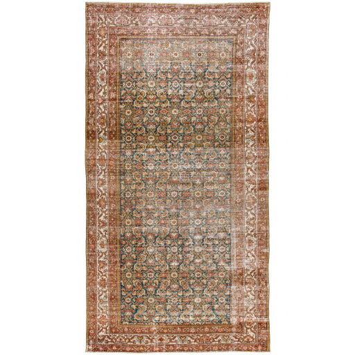 Antique One of a Kind Artisanal Aubusson Area Rug