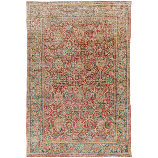 Antique One of a Kind Artisanal Aubusson Area Rug