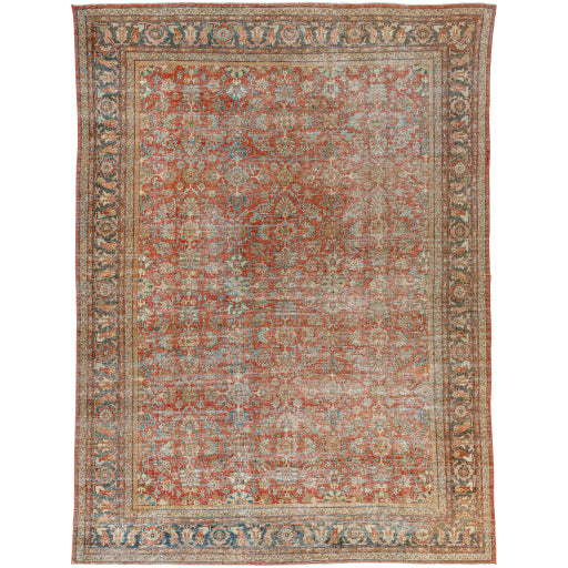 Antique One-of-a-Kind Artisanal Aubusson Area Rug