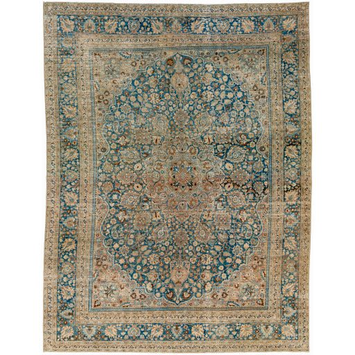 Antique One-of-a-Kind Artisanal Aubusson Area Rug