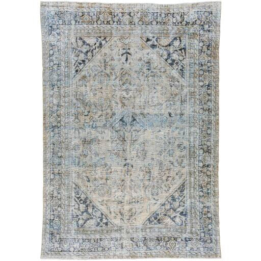 Antique One of a Kind Artisanal Aubusson Area Rug