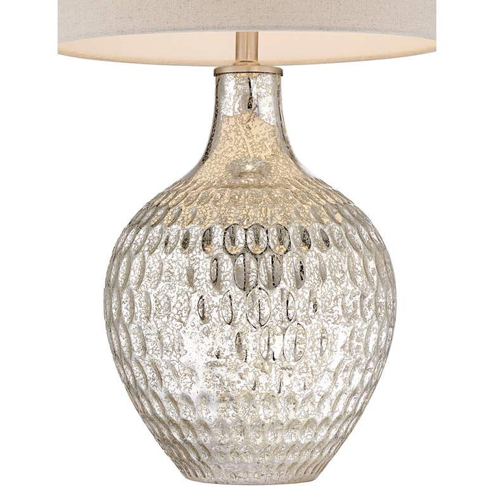 360 Lighting Waylon Modern Luxe Mercury Glass Table Lamps Set of 2