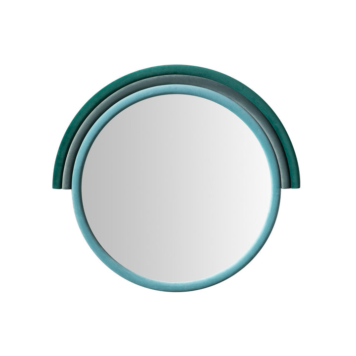 Art Deco Teal Mirror