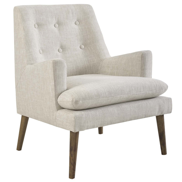 Ruselle Upholstered Lounge Chair Beige