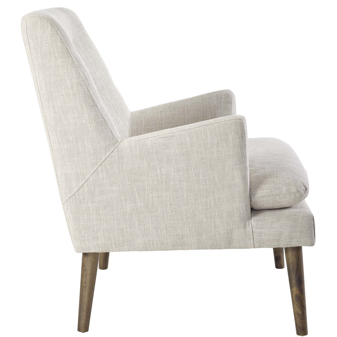 Ruselle Upholstered Lounge Chair Beige