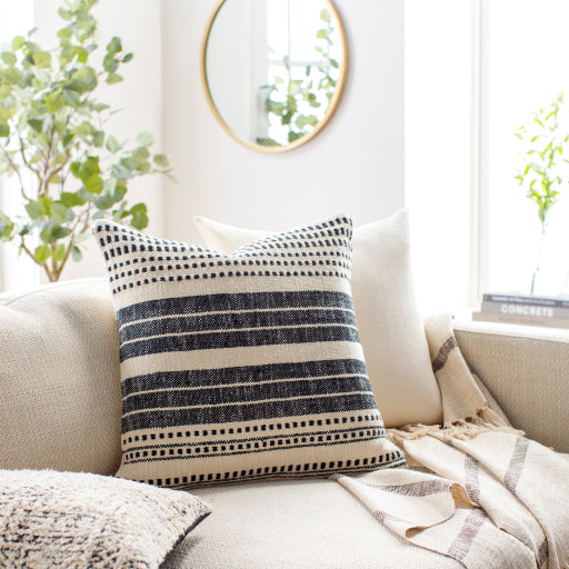 Modern Woven Cotton Accent Pillow