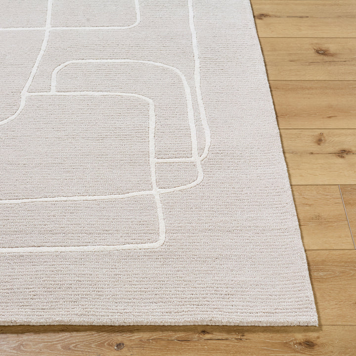 Rossi Beige Modern Rug 5' x 7'6"