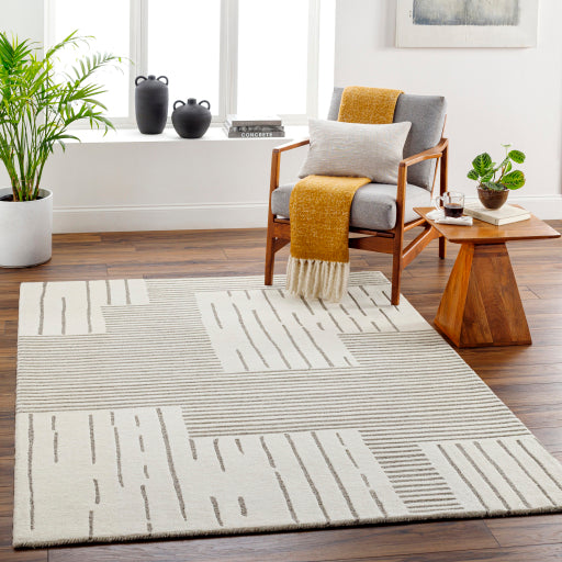 Brook Bohemian Crafted Area Rug