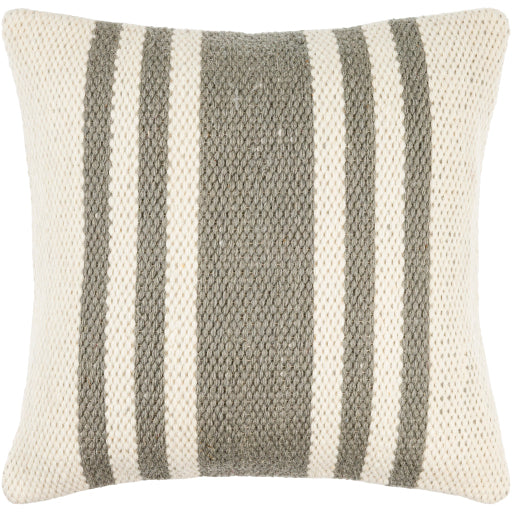 Elegant Stripe Comfort - Brett BOBT-004 18x18 Decorative Pillow