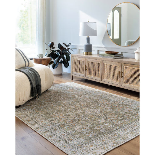 Darling Blossom Abstract Machine Woven Rug