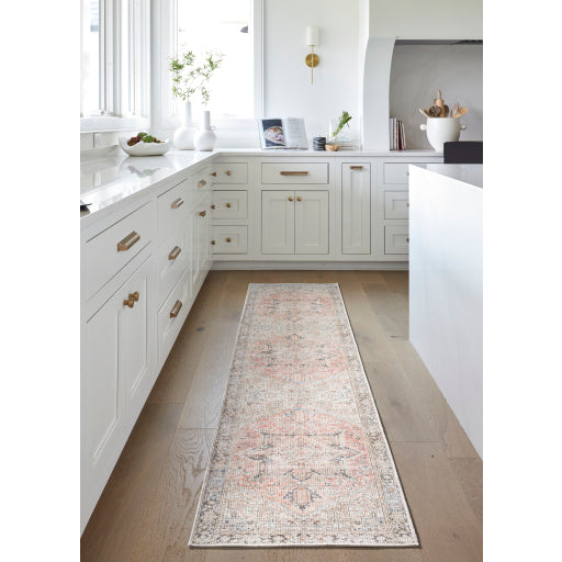 Darling Blossom Machine Woven Runner Rug
