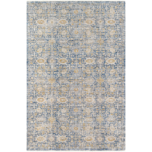 Ren Beige Medallion Machine Woven Rug