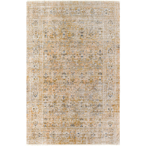 Ren Beige Machine Woven Area Rug