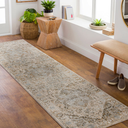 Brunswick Botanical Woven Runner Rug