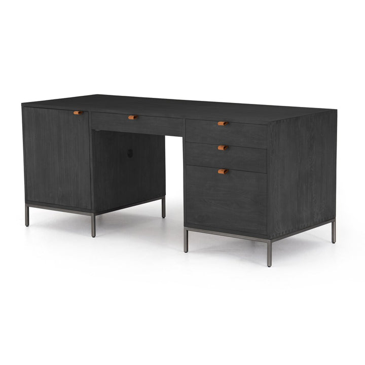 Trista Black Executive Desk